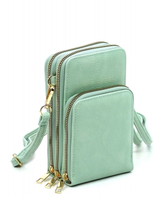 Crossbody Cell Phone Bag AD081 MINT